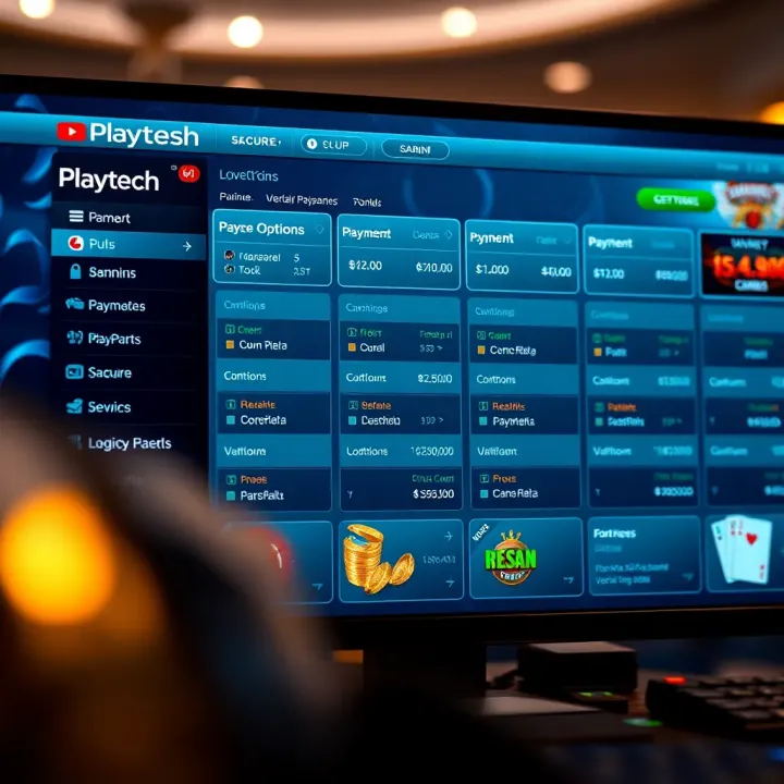 Secure online casino interface showing payment options and licensing details for Nigerian players