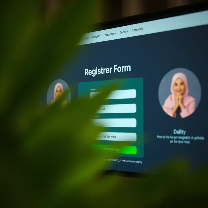User entering registration details on Jacaranda platform interface