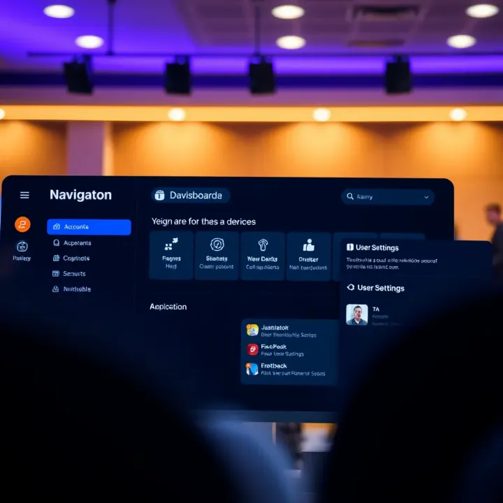 Dashboard view of Jacaranda account showing navigation menu and user settings options