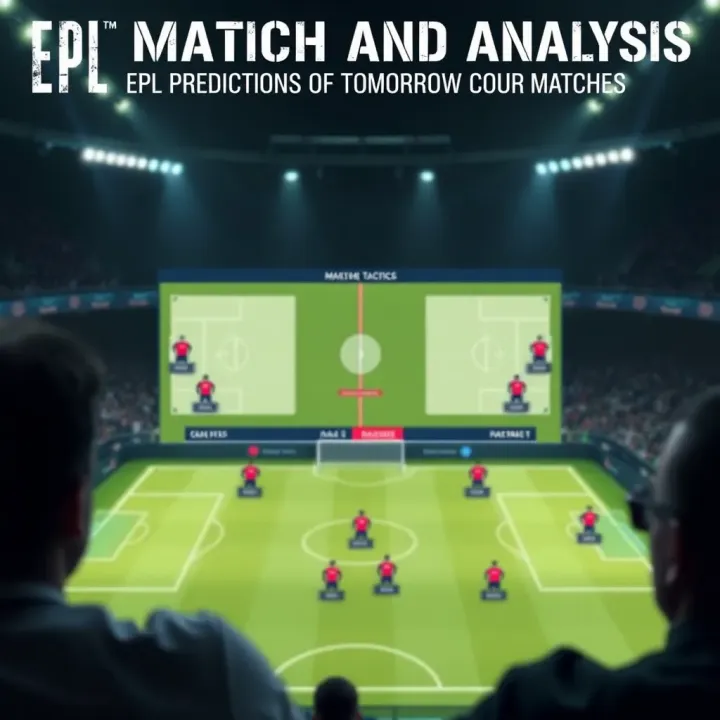 EPL Match Tactics and Analysis Overview Strategy board showing English Premier League match tactics and analysis