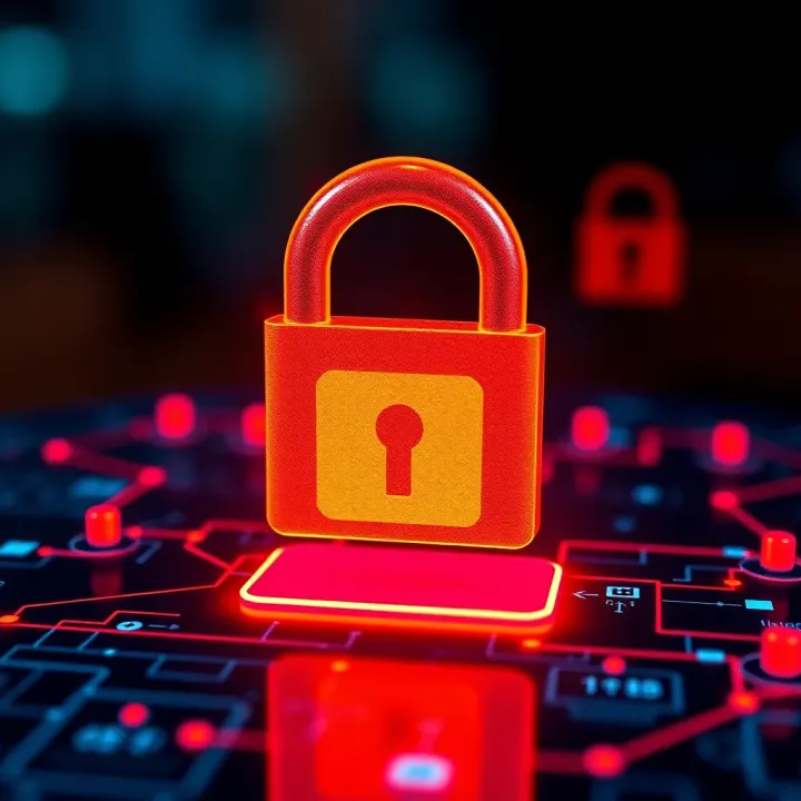Lock icon symbolizing account security and password protection on digital platform