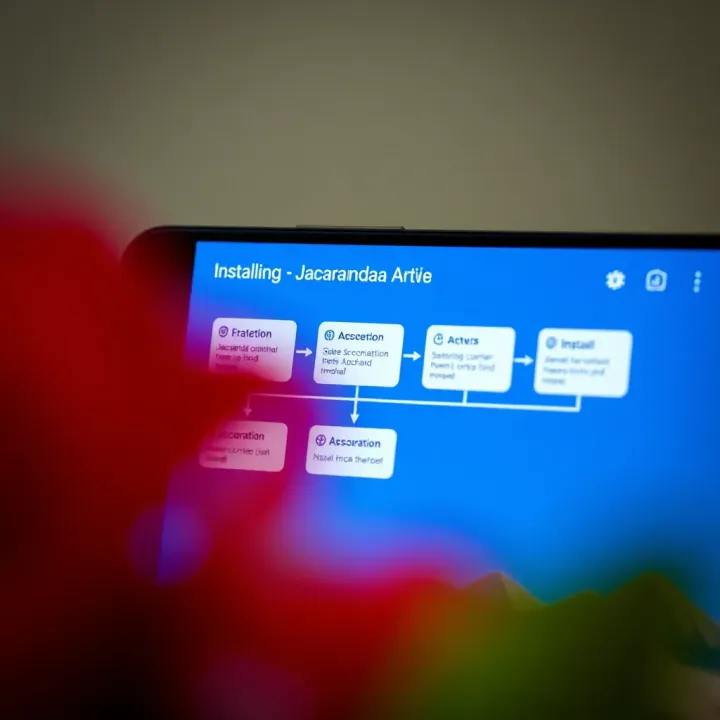Jacaranda NG APK Installation Guide for Android Devices Diagram illustrating the installation flow of Jacaranda NG APK on an Android device