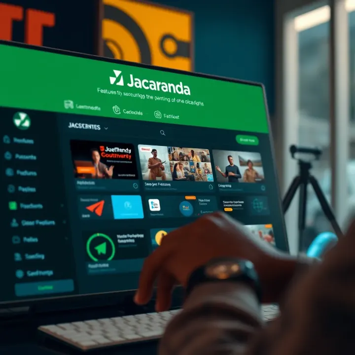 Dashboard of Jacaranda platform displaying various features available to Nigerian users