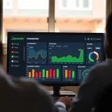 Digital dashboard displaying attendance records and academic performance for Nigerian schools