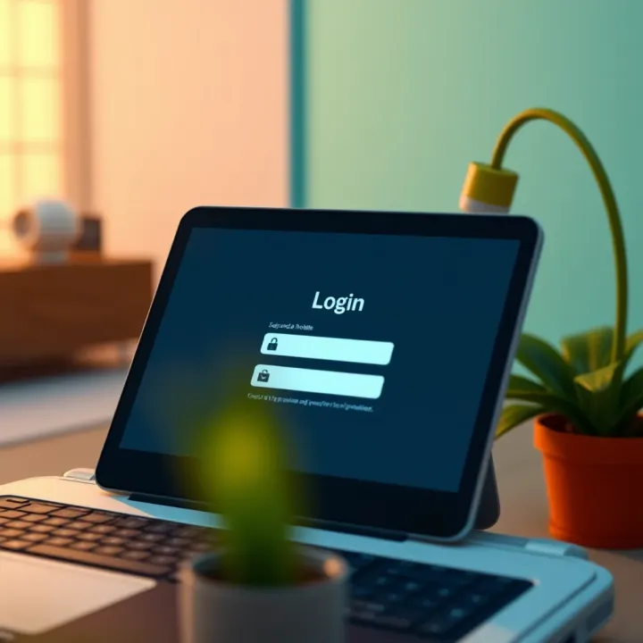 User interface showcasing login screen of Old Jacaranda Mobile from 2013