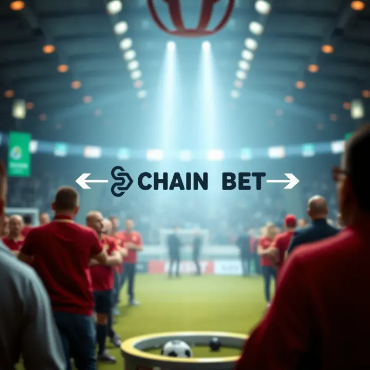 Illustration showing linked bets connected by arrows representing chain bet concept