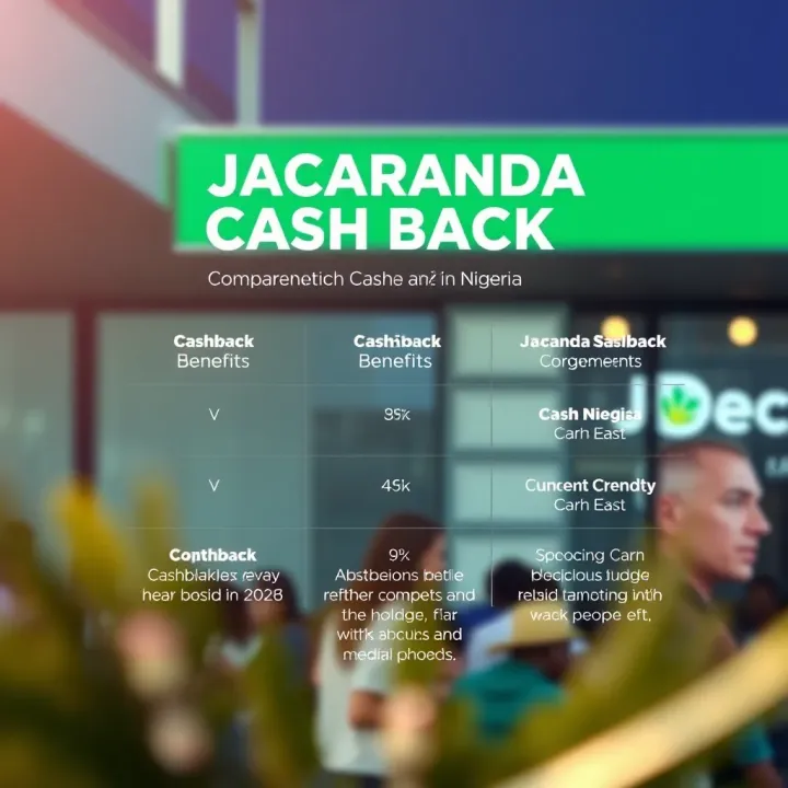 Diagram comparing Jacaranda Cashback benefits with other cashback programs in Nigeria