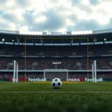 Football pitch with highlighted scoring zones illustrating betting thresholds