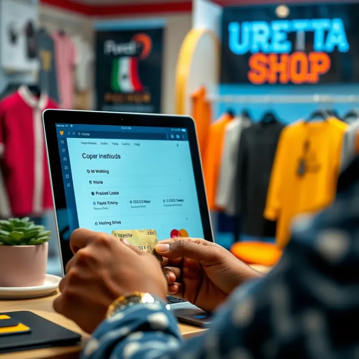 Secure Payment Methods Available on Web Jacaranda Shop User completing secure payment transaction on Web Jacaranda Shop using Nigerian Naira options